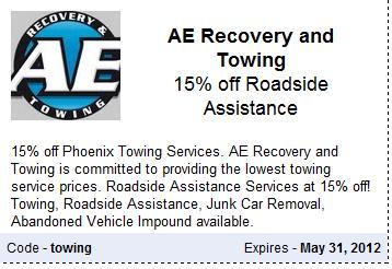 El Mirage Roadside Assistance Coupon